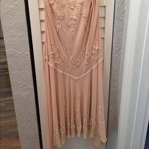 Gorgeous vintage flapper tea-length gown